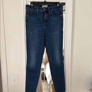 Madewell Dark Blue Skinny Jeans